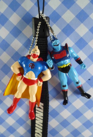 【震撼精品百貨】日本精品百貨-手機吊飾/鎖圈-筋肉人系列-藍