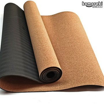 【加厚防滑】瑜伽墊 運動墊 健身墊 舞蹈墊 瑜珈墊 體位線 軟木TPE材質 高彈緩震 耐磨防汗 家用健身必備