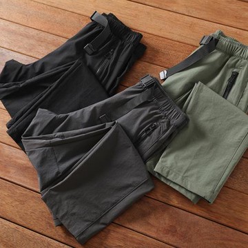 鳥款！門店1000+在售！春季男士戶外防風防水彈力梭織直筒休閑褲