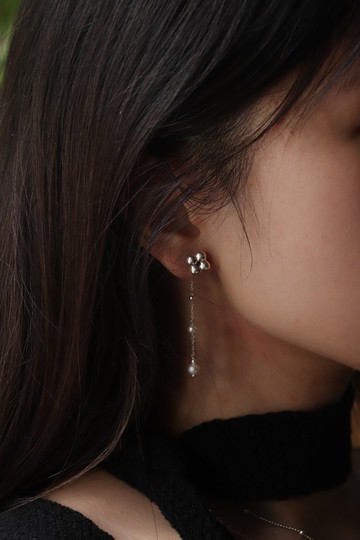 棉 I 純銀兩戴式耳環