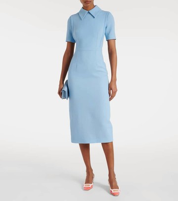 Emilia Wickstead Valletta wool cocktail dress