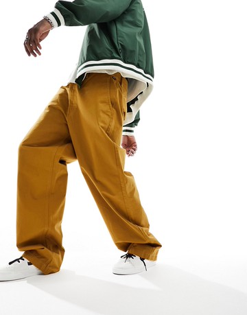 Vans Authentic chino trousers in baggy fit brown