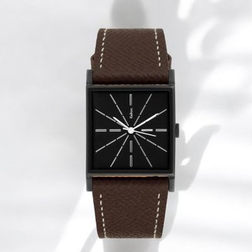 Kelton 凱爾頓錶 Astre 濃情巧克力 方形時尚腕錶 手錶 女錶-9123462