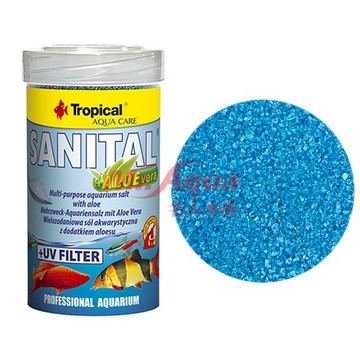 P老闆水族~Tropical 德比克 蘆薈鹽 100ml 500ml 蘆薈鹽 淡水海水 觀賞魚專用 換水添加