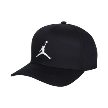 NIKE JORDAN 喬丹運動帽-台灣製 棒球帽 防曬 遮陽 帽子 黑白
