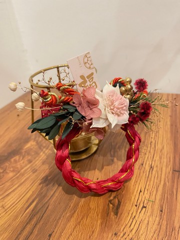 迷你永生花注連繩