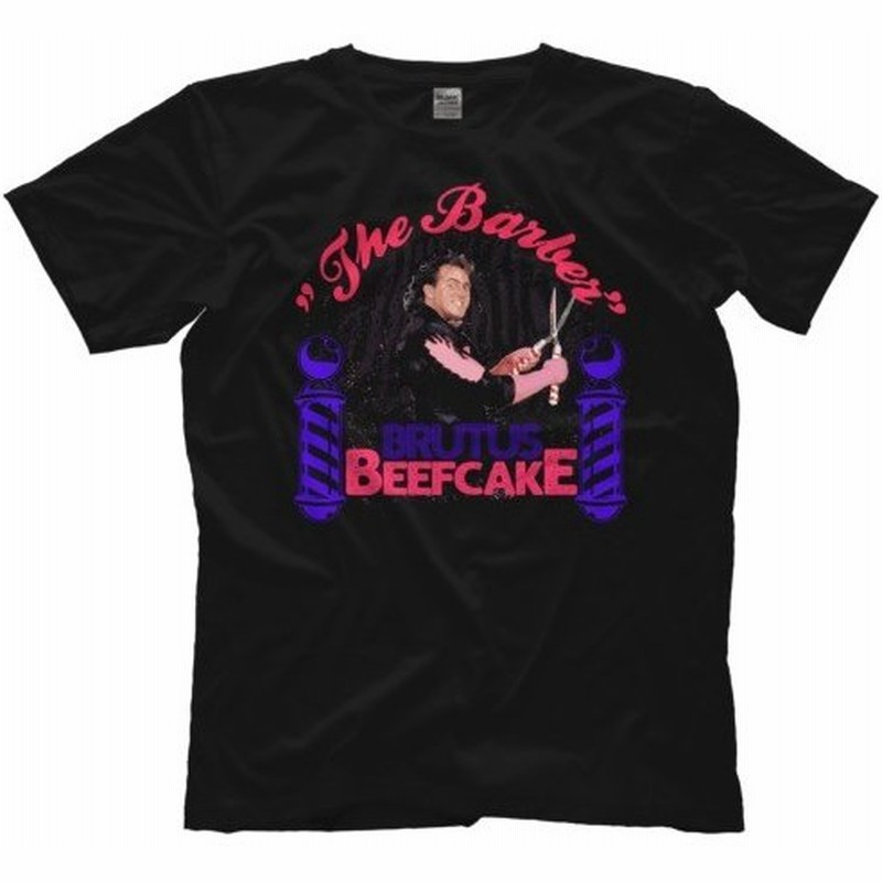 ザ バーバー ブルータス ビーフケーキ Tシャツ Brutus Beefcake Brutus Beefcake Retro Tシャツ アメリカ直輸入プロレスtシャツ 通販 Lineポイント最大get Lineショッピング