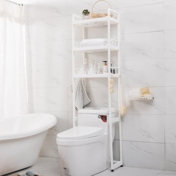 多層馬桶置物架落地滾筒上方架子廁所陽臺洗手間洗衣機馬桶收納架