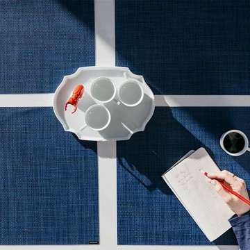 紐約Chilewich Mini Basketweave 餐墊 12x16" - 淺褐