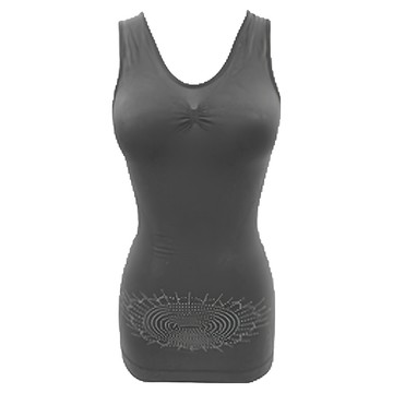 GIAT 吉亞特 女款 石墨烯遠紅外線機能美體發熱背心 03120  F  黑色