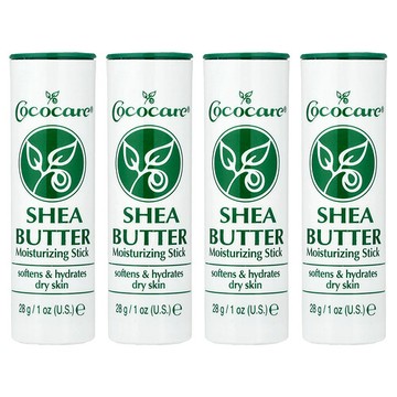 Cococare, Shea Butter Moisturizing Stick, 4 Pack, 1 oz (28 g) Each