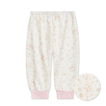 萌兔廚房嬰兒長褲 (美麗諾羊毛布)