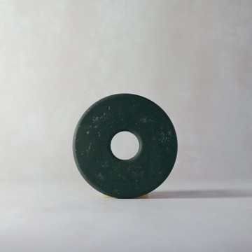 台灣再生石材系列/杯墊-綠石玉璧