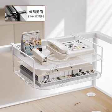 爆款推薦✨ 辦公室屏風收納工位改造神器辦公桌好物書桌整理牀頭懸掛式置物架 熱銷