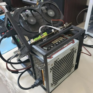 開放式機箱 開放式機殼 開放式電腦機箱機架3D打印避暑降溫