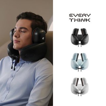 【EVERY THINK】台灣總代理 降噪放空頸枕 旗艦款(M/L) 可拆式耳罩 降噪護頸U型枕 午睡枕