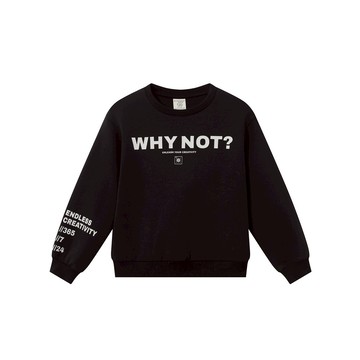 GIORDANO 童裝文字印花空氣棉長袖TEE 03025618