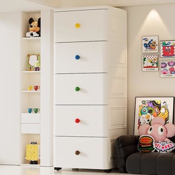 抽屜式收納柜寶寶家用臥室多層零食置物架柜子客廳嬰兒用品儲物柜