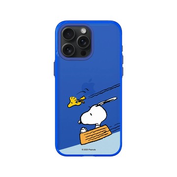iPhone 15 Pro Max Clear 激光藍 - 史努比 Snoopy - 溜滑梯