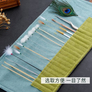 採耳工具 采耳工具全套技師掏耳朵的專用工具套裝羽毛鵝毛扒專業家用勺神器【CM13321】