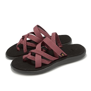 Teva 涼拖鞋 Voya Zillesa 女鞋 桃花心木紅 再生織帶拖鞋 快乾 拖鞋 1117032MMH