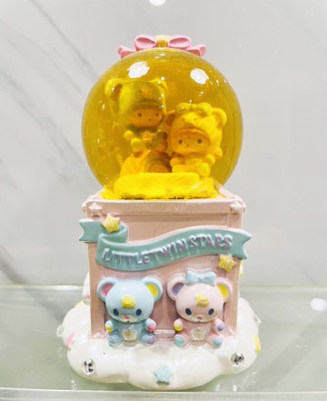 【震撼精品百貨】Little Twin Stars KiKi&LaLa 雙子星小天使~雙星仙子浪漫雪球S(星空寶箱)#69680