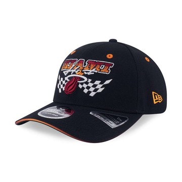 NEW ERA 男女 9SEVENTY NBA RACING 邁阿密熱火 黑 NE14700449