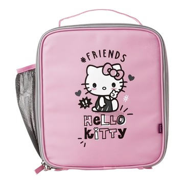 b.box 午餐袋 Hello Kitty 聯名款 附飲料網眼口袋  28.5 x 25 x 9cm  1個