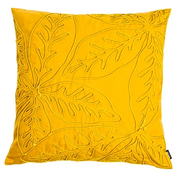 HOLA 和樂家居 奧可利編織繩繡抱枕套 250g  50 x 50 x 1cm  稻黃