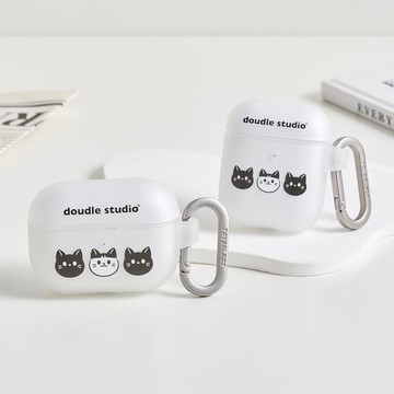 doudle studio喵喵排排站強悍防摔AirPods保護套