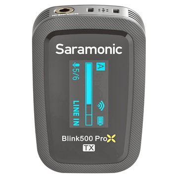 Saramonic 楓笛 ProX B2 一對二 2.4GHz無線麥克風系統 56 x 38 x 15.5mm  Blink500  黑色