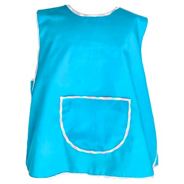 素色葫蘆花紋滾邊兜 材質: Cotton35%+Polyester65%  葫蘆藍  1件  1入