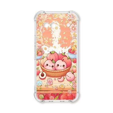 Pixel 8 / 8 Pro / 8a 殼 TRON GOOGLE Pixel 8A 2顆快樂的水蜜桃 四角防摔殼 手機殼