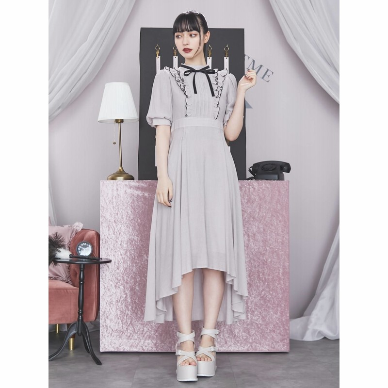 公式 Eatme イートミー ラッフルイレヘムワンピース 通販 Lineポイント最大get Lineショッピング