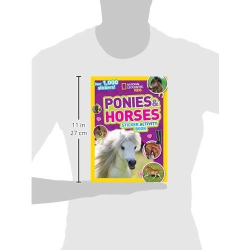 National Geographic Kids Ponies and Horses Sticker Activity Book: Over 1,00