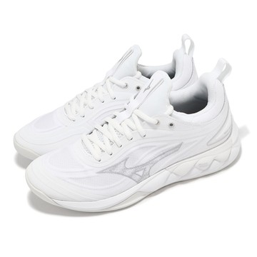 Mizuno 排球鞋 Wave Luminous 3 女鞋 白 襪套 緩衝 室內運動 羽排鞋 美津濃 V1GC2420-41