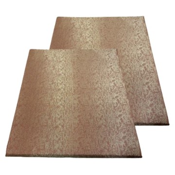 J&N 優雅亮麗立體坐墊 Set 2 外套可拆洗 100% 聚酯纖維  55 x 55 x 5cm  金橘色