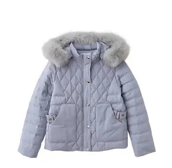 JO-AN狐狸毛領短版羽絨外套