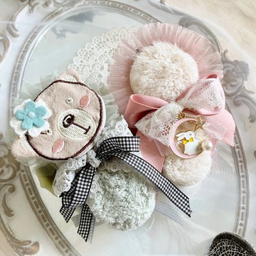 獨家可愛熊獅毛絨髮夾 抓夾 香蕉夾 鯊魚夾 相交夾 馬尾夾 髮飾