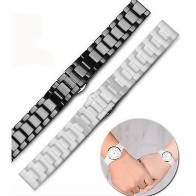 クイックリリース腕時計ベルト14ｍｍ 16ｍｍ 18ｍｍ 20ｍｍ 22ｍｍブラックセラミックステンレスdバックル男女兼用ウォッチバンド 通販 Lineポイント最大get Lineショッピング
