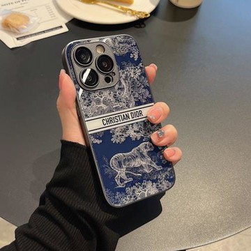 D家新款蘋果15手機殼老花iPhone14promax防摔殼全包13玻璃殼12高級感女款11網紅個性15promax小香風保護套男