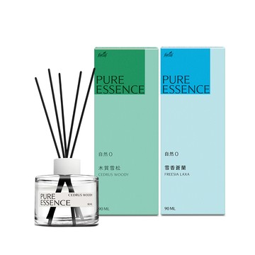 花仙子 自然0 PURE ESSENCE 室內擴香90ml/入(木質雪松/雪香蒼蘭)