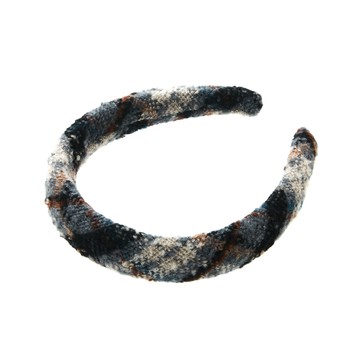 [韓國] 拉普蘭格紋髮箍 / 2色 / Lapland Plaid Headband