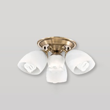 台灣玻璃造型半吸頂燈 F37-21-92234