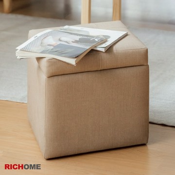 RICHOME 貓抓皮椅凳(可收納)(塑料腳墊)-3色 收納凳 穿鞋椅 椅凳 椅子 SF059