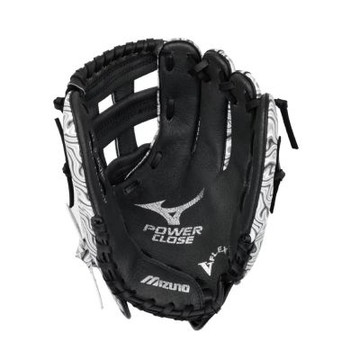 Mizuno 美津濃 [1ATGY26843] 守備手套 少年用手套 11.5吋 壘球 棒球 黑白