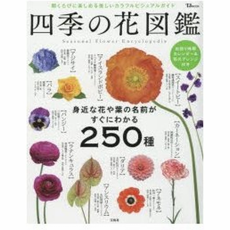 四季の花図鑑 身近な花や葉の名前がすぐにわかる250種 開くたびに楽しめる美しいカラフルビジュアルガイド 通販 Lineポイント最大0 5 Get Lineショッピング