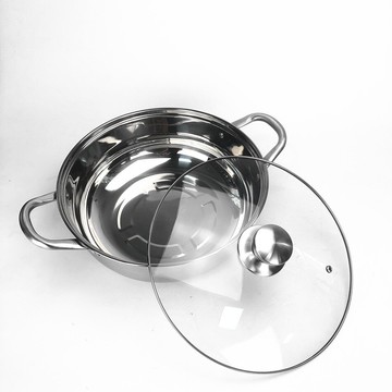 【火鍋】不銹鋼電磁爐火鍋 商用加厚大容量火鍋 佛跳墻盆菜特用鍋