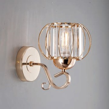 電鍍金水晶玻璃壁燈 F85-09-K4422