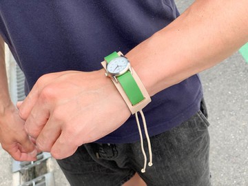 WPILES Nume x Midori W Piles 適合戶外風格的手錶 金屬過敏 WPW-WGG-W